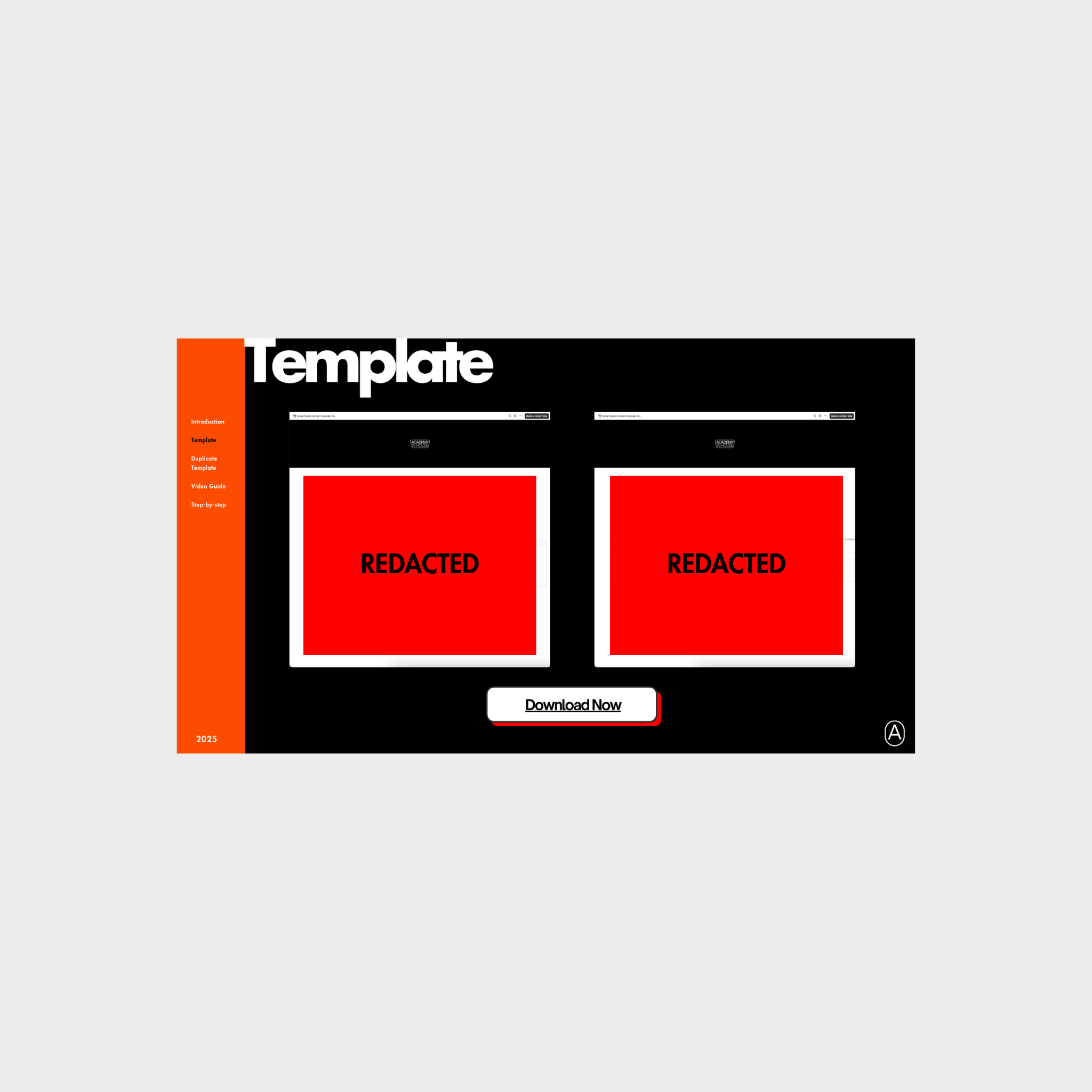 Social Media Monthly Planner | Tool