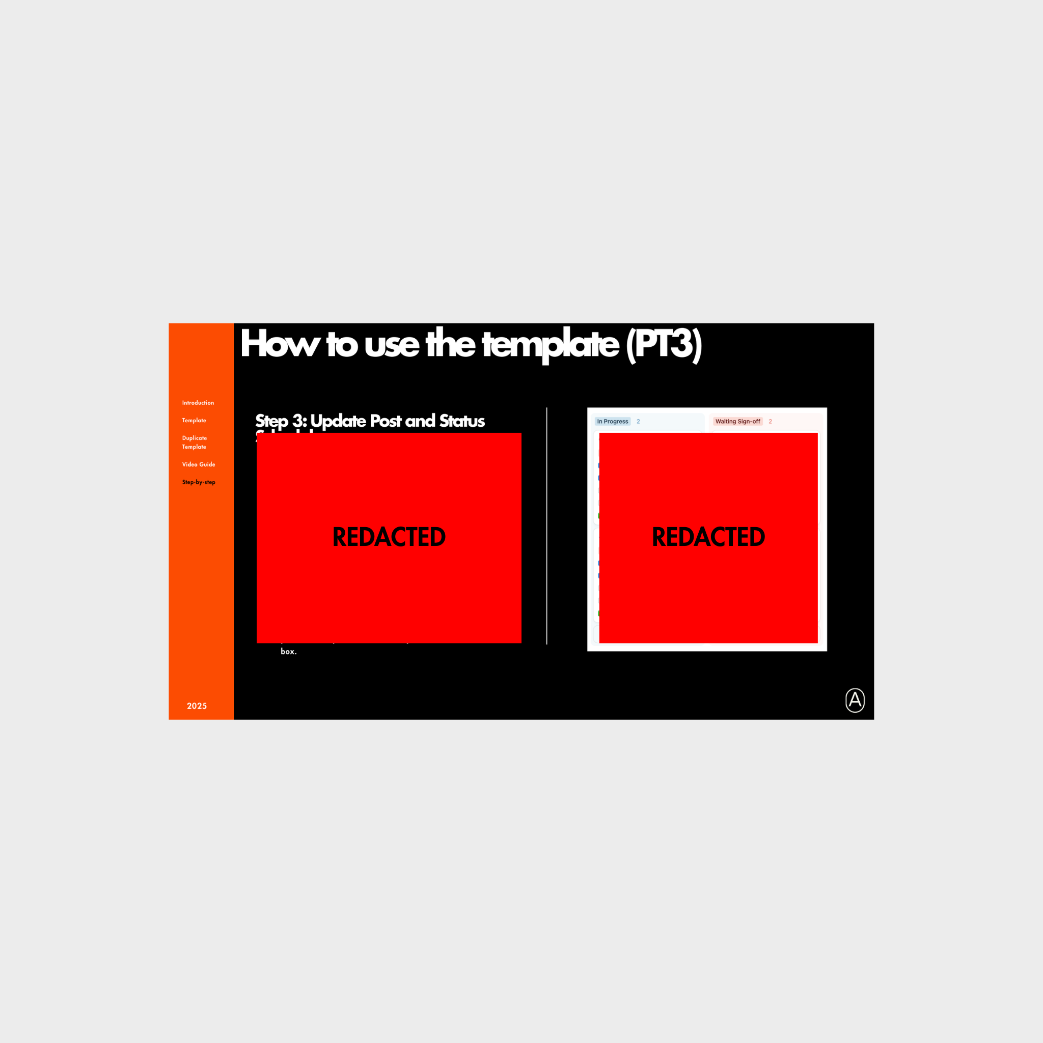 2. Social Media Monthly Planner - Content Calendar Template