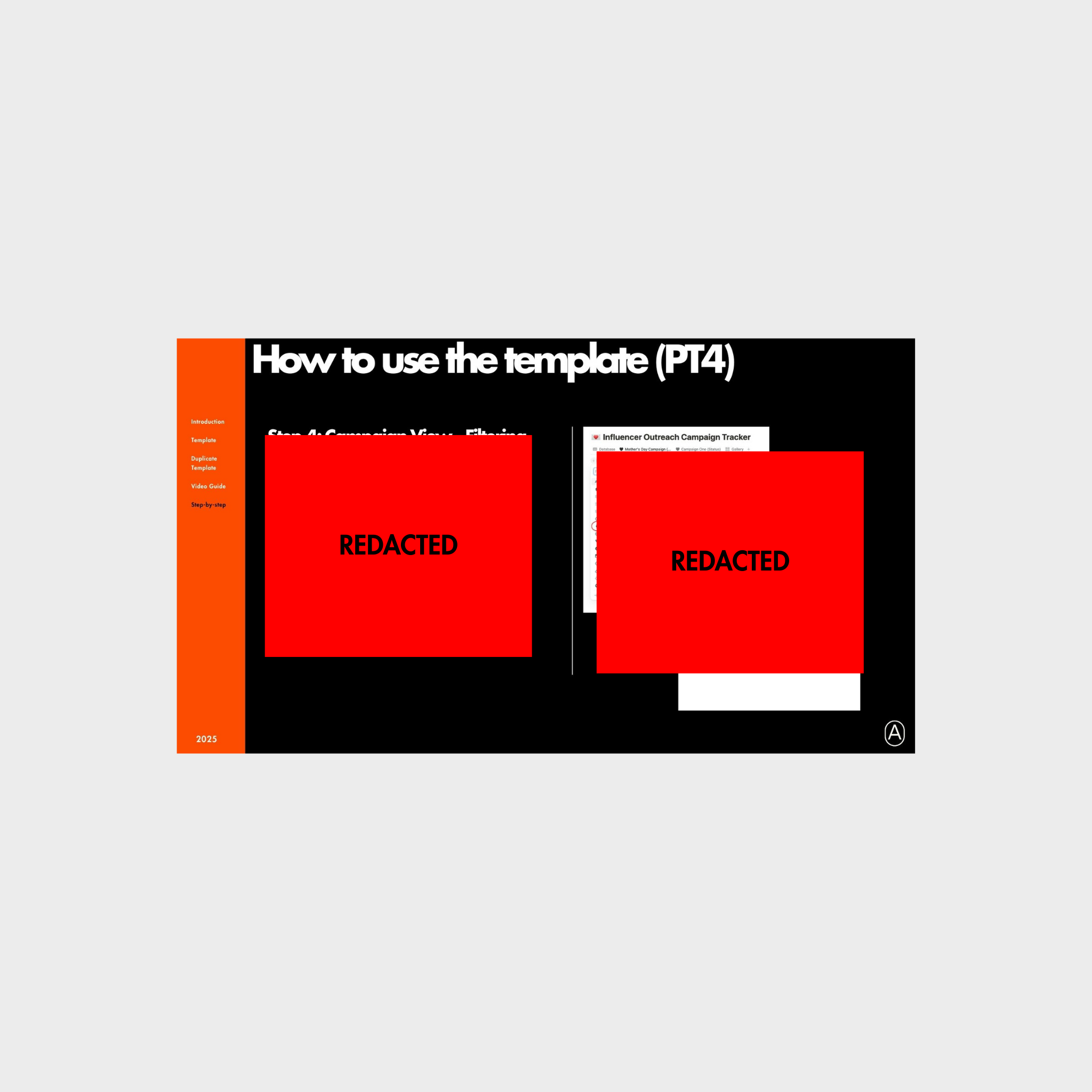 7. Influencer Outreach Campaign Tracker