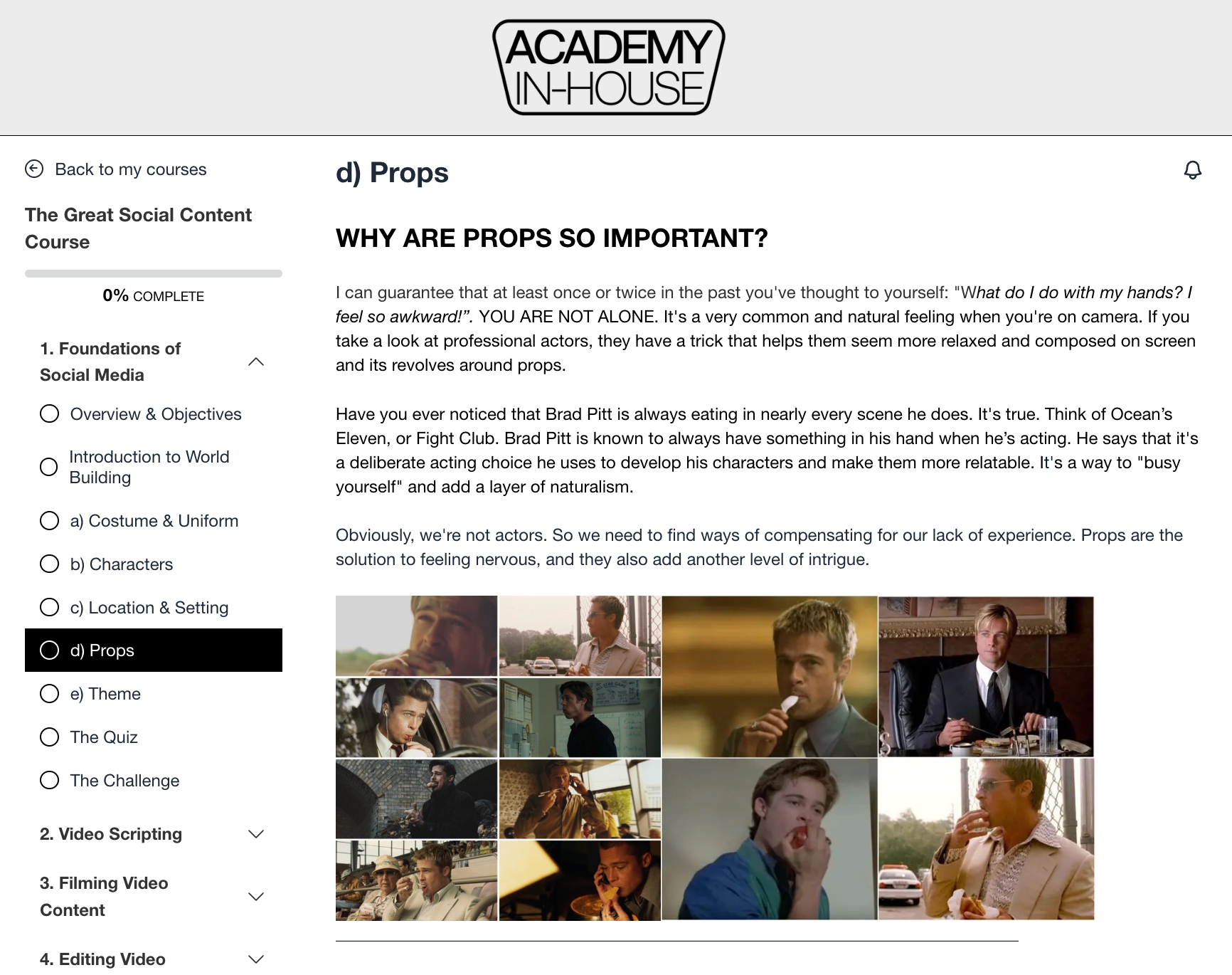 The Great Social Content Course